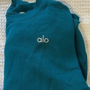 ALO Yoga Teal Sweater